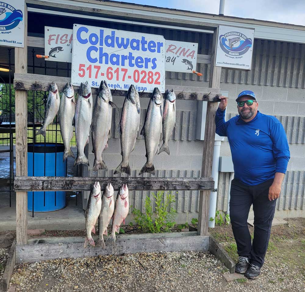 Lake michigan salmon fishing charters
